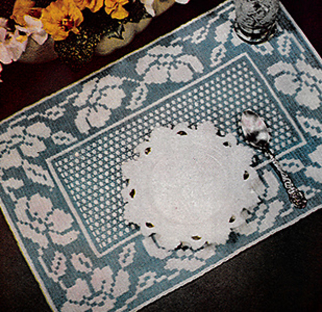Rose Garland Doily #4