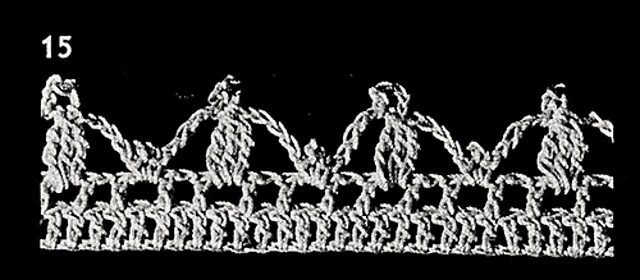 Crocheted Edging #15