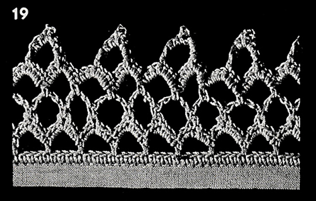 Crocheted Edging #19