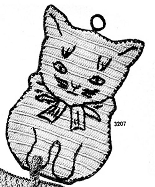 Cat Potholder #3207