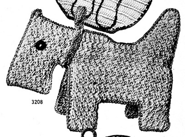 Dog Potholder #3208