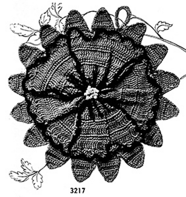 Flower Potholder #3217