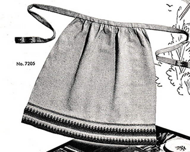 Match Makers Hostess Apron #7205-B