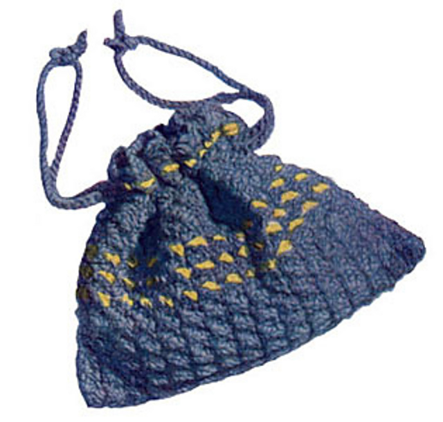 Drawstring Knitting Bag