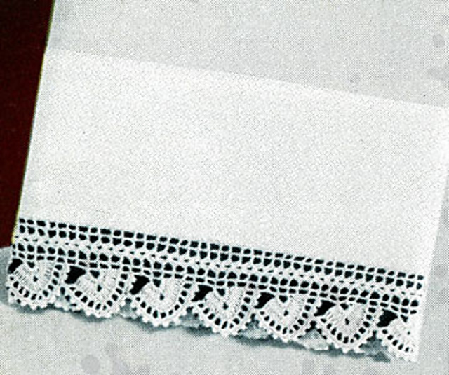 White Pillowcase Edging