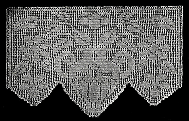 Antimacassar in Filet Crochet #64