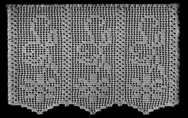 Antimacassar in Filet Crochet #65