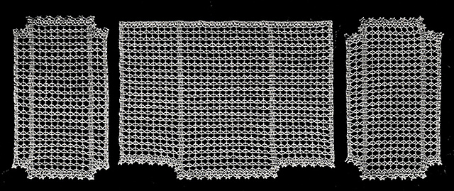 Mesh Lace Chair Set #66