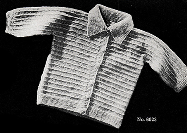 Baby's Knitted Sweater #6023