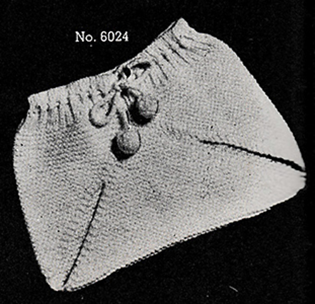 Baby's Knitted Soaker #6024