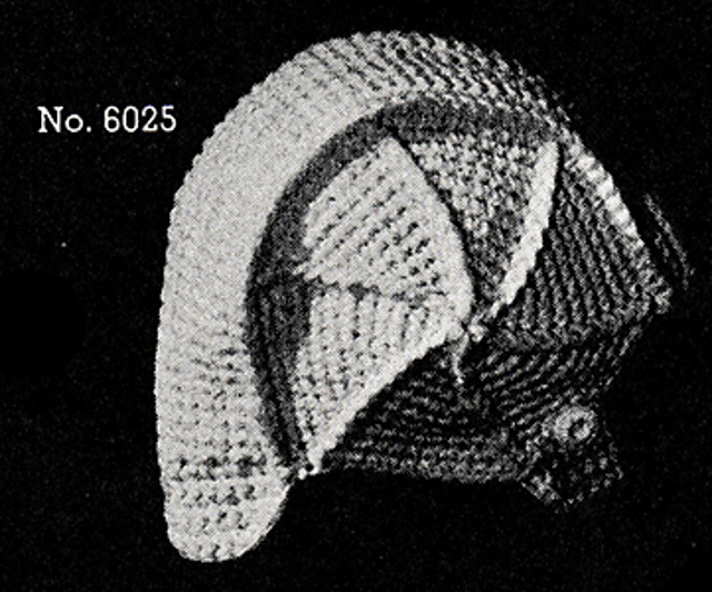 Crocheted Aviator Cap #6025