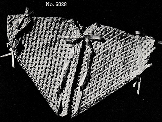 Baby's Crocheted Sacque #6028