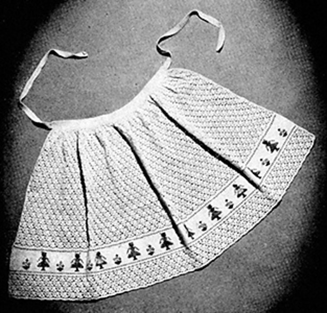 Embroidered Apron #4821