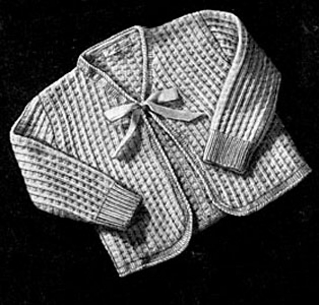 Sacque with Ruffled Edge #206