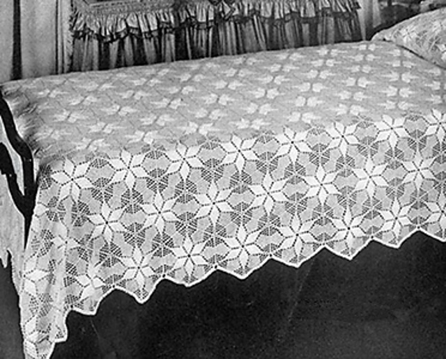 Popcorn Petals Bedspread #6041