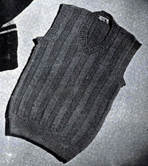 Boy's Sleeveless Sweater #166