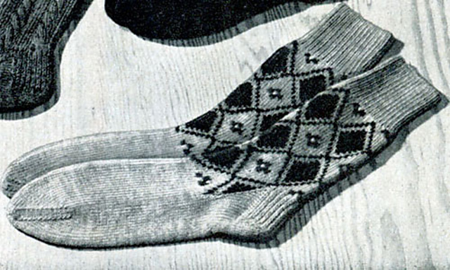 Variation Diamond Socks #292