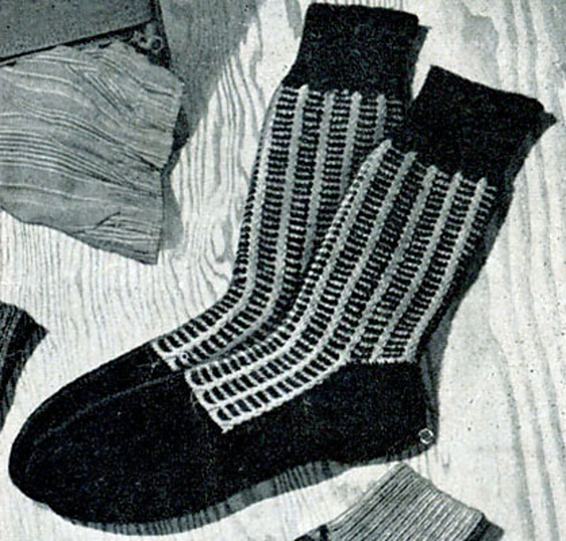 Two Tone Twist Socks #293