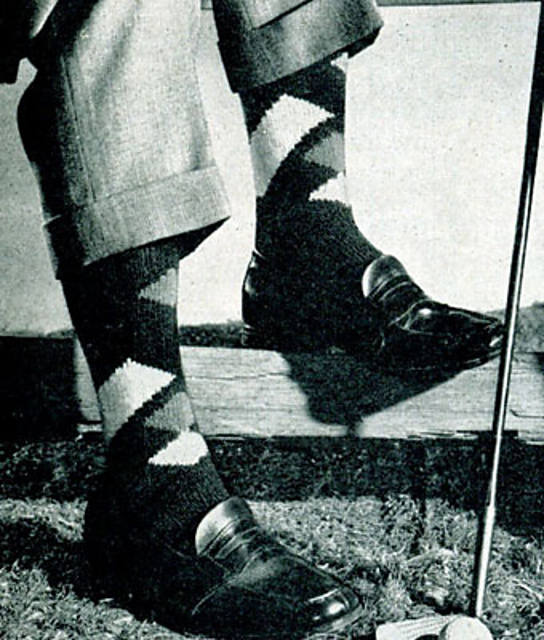 Diamond Band Socks #307