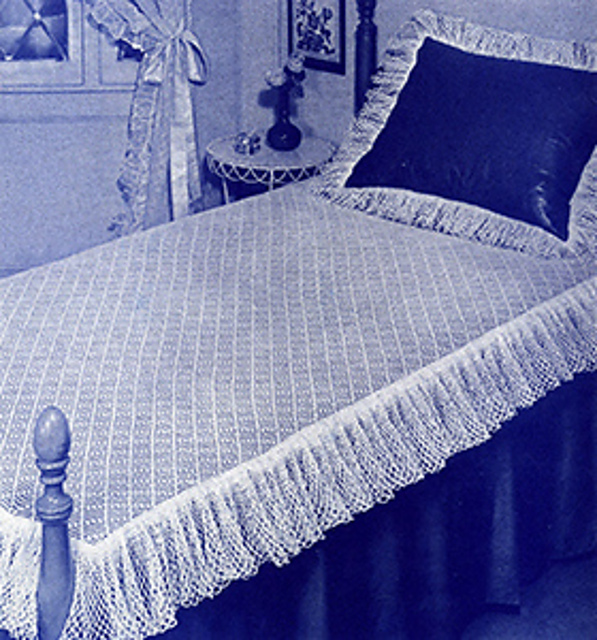 Fluffy Ruffles Bedspread #6104