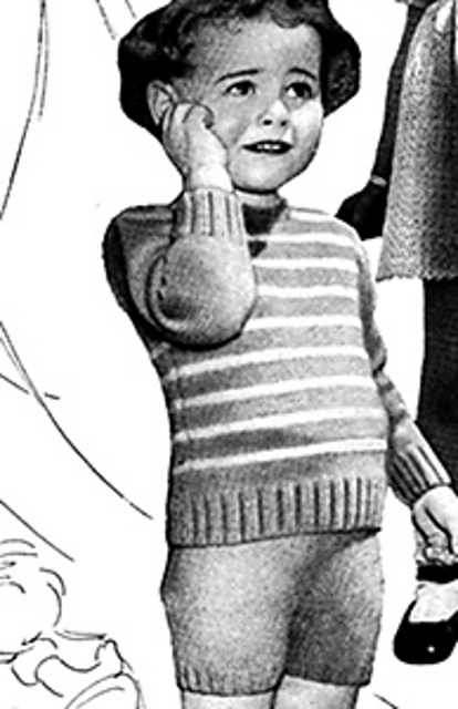 Boy's Knitted Suit #5306