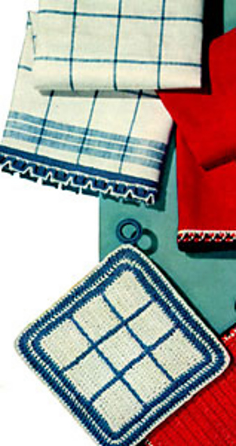 Towel Edging & Pot Holder #S-490