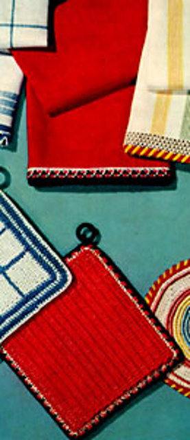 Towel Edging & Pot Holder #S-491