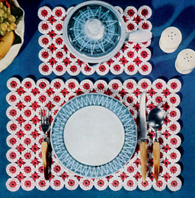 Place Mat & Hot Plate Mat #S-495