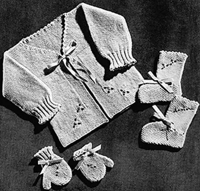 4-Piece Knitted Baby Set #5313