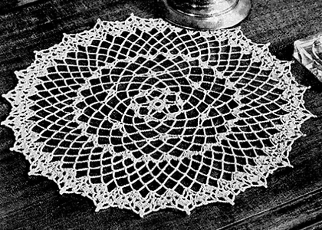 Picot Edge Doily #4416