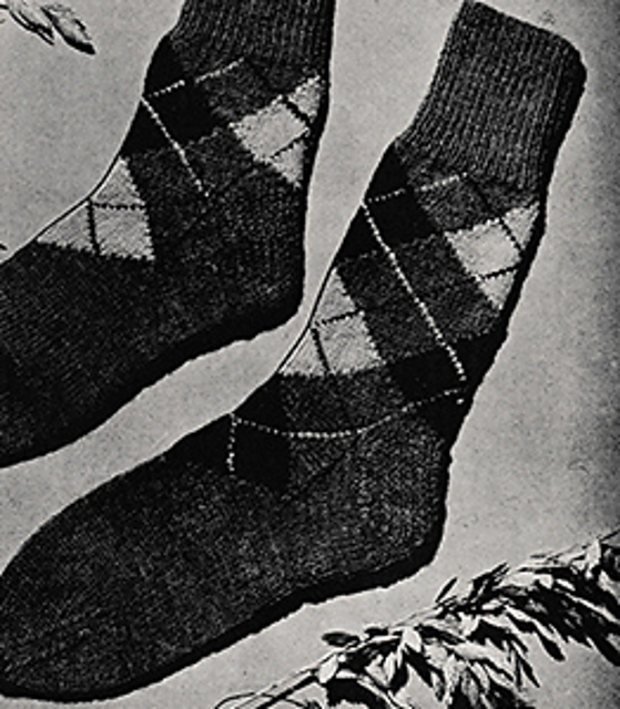 Argyle Men's Socks #129
