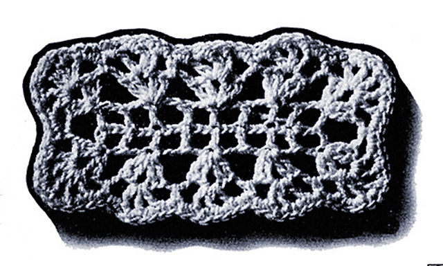 Filet Crochet Medallion #1855