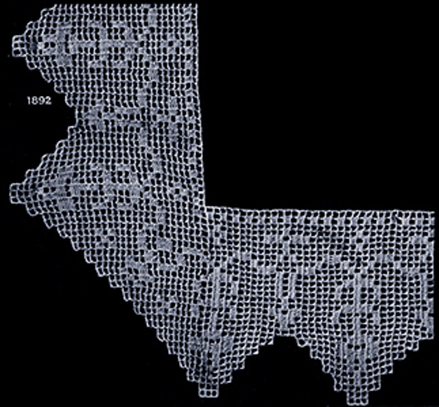 Filet Crochet Edging #1892
