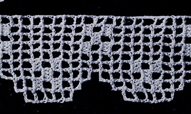 Filet Crochet Edging #1897