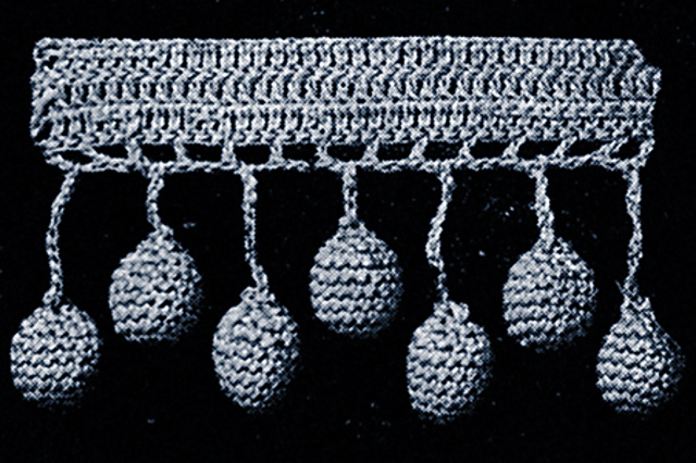 Crocheted Ball Fringe #11