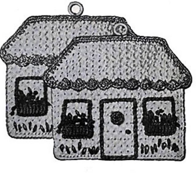 Cottages Pot Holder
