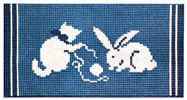 Kitten and Bunny Rug