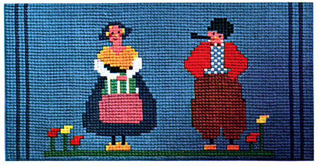Dutch Boy and Girl Rug