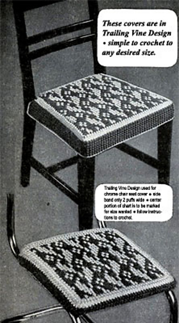 Trailing Vine Chair Seat Cover
