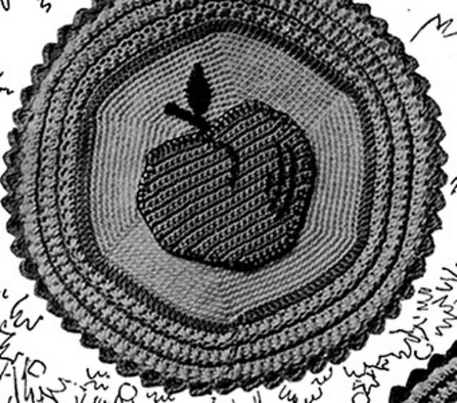 Apple Potholder #5507