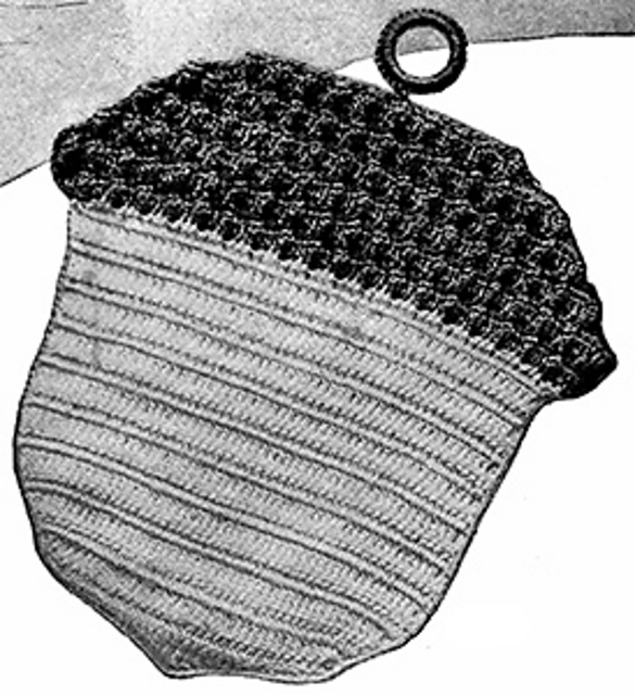 Acorn Potholder #5509