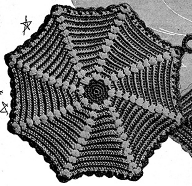 Pinwheel Potholder #5522