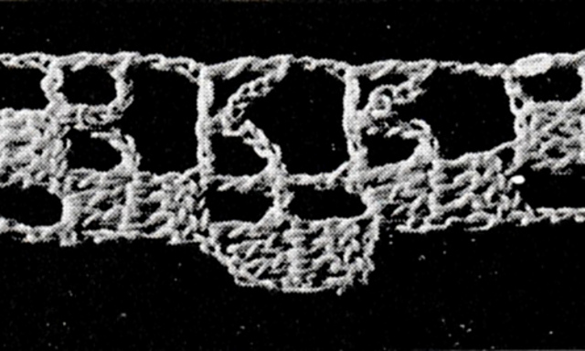 Filet Crochet Edging #759