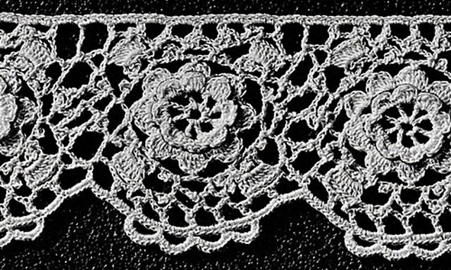 Irish Crochet Edging #787