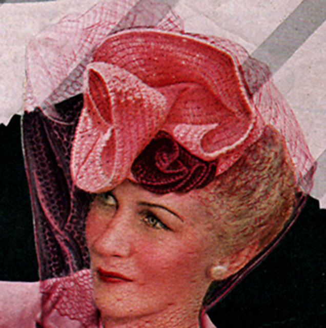 Pink and Maroon Hat and Bag Set #PC-1251