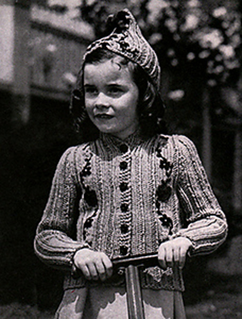 Tyrol Knitted Jacket and Hat #809