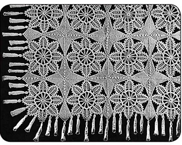 Star and Flower Bedspread