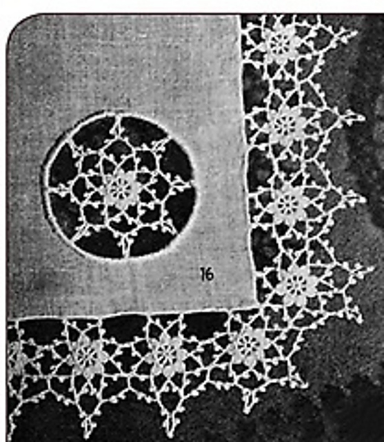 Hanky Edge and Medallion - No. 16