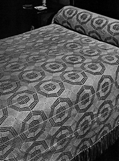 Crocheted Bedspread #4-74