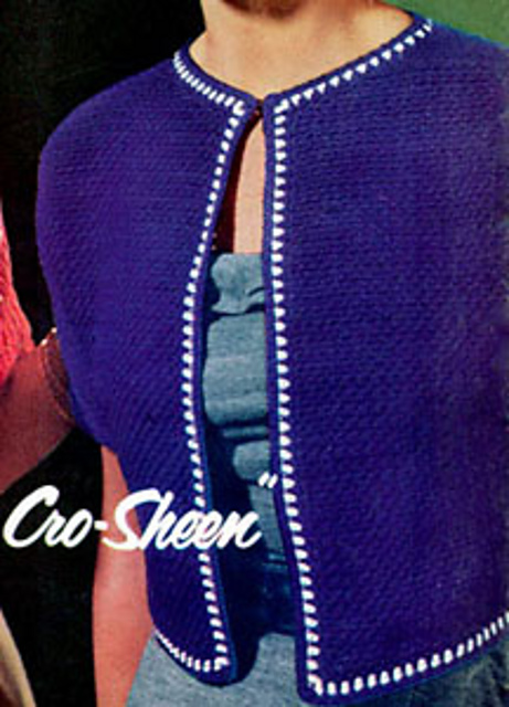 Crocheted Jacket #S-453